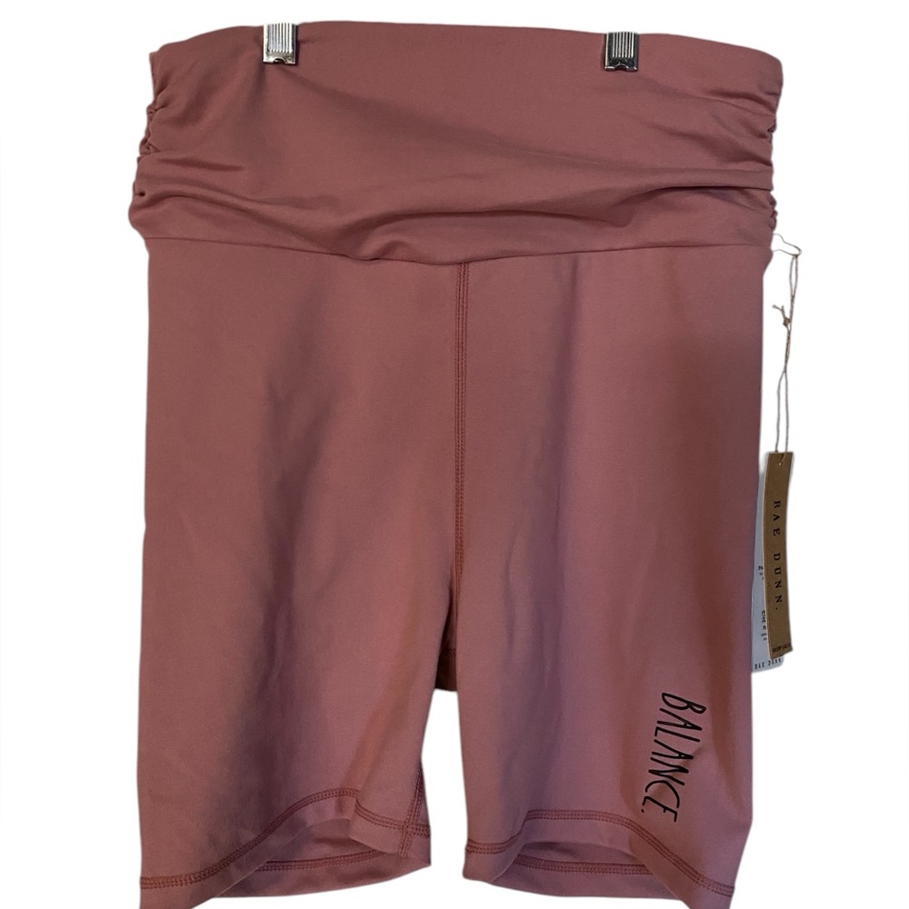 Rae Dunn Women’s Pulse Shorts Nostalgia Rose New